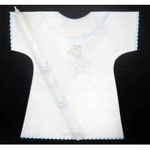 Baptism package - blue embroidery