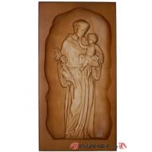 Woodcarving - St. Anthony - 33x23cm image