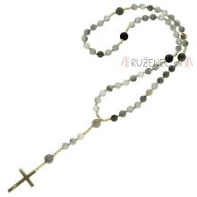 Exclusive Rosary on elastic - cloud stone pearls