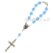 Auto rosary - blue 2