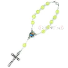 Auto rosary - green