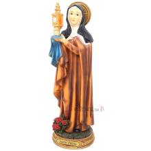 Heilige Klara von Assisi Heiligenfigur Statue - 30cm