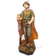 Heiliger Hubertus Heiligenfigur statue 20 cm