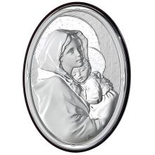 Silvering plaquette 31×43 cm - Madonna - Feruzzi