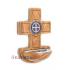 Holy water font - olive wood - 13cm