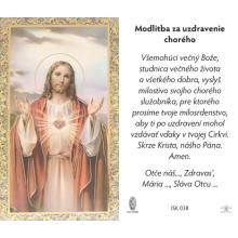 Sacred Heart of Jesus - prayer cards - 6.5x10.5cm