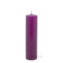 Mass candle 6cmx22cm - 0.5kg - puprle