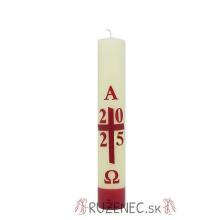 Paschal candle - 5cmx30cm - 0.5kg