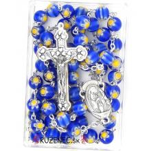 Rosary - Millefiori 8mm - blue